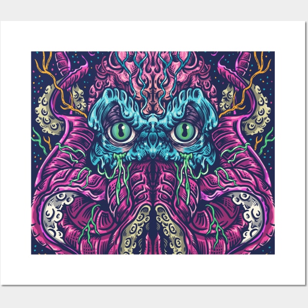 Cthulhu The Cosmic Wall Art by Travis Knight